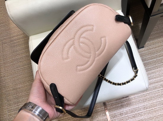 Chanel Backpack Nude Grained Calfskin