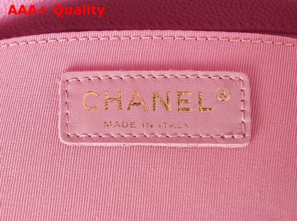 Chanel Backpack in Lilac Grained Shiny Calfskin Gold Tone Metal Replica