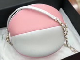 Chanel Beach Ball Handbag White and Pink Calfskin AS0512