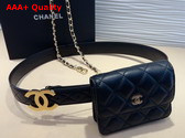 Chanel Belt Bag Black Lambskin Replica