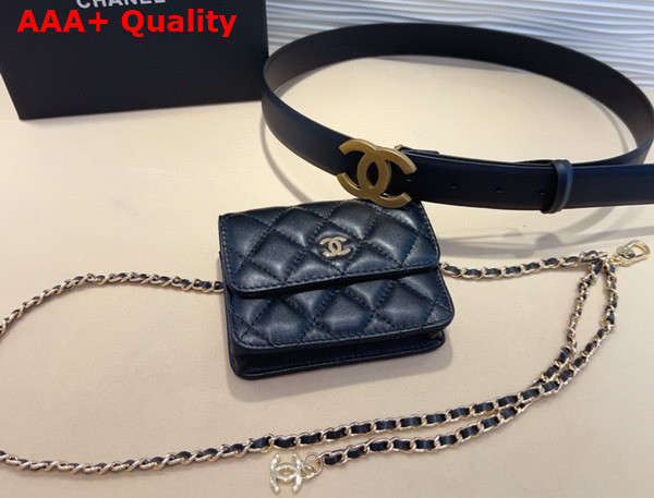 Chanel Belt Bag Black Lambskin Replica