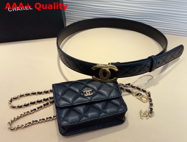 Chanel Belt Bag Black Lambskin Replica