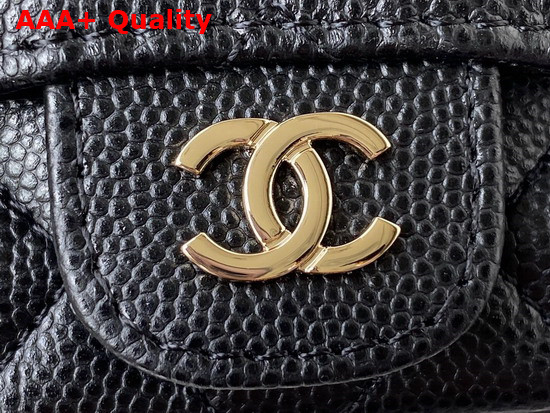 Chanel Belt Bag in Black Grained Calfskin Replica