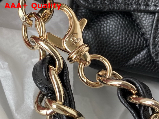 Chanel Belt Bag in Black Grained Calfskin Replica