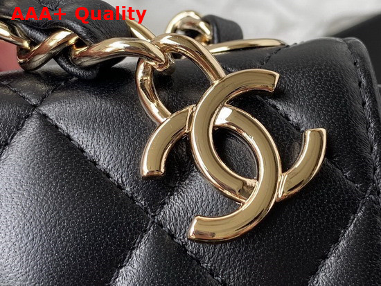 Chanel Belt Bag in Black Lambskin Replica