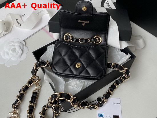 Chanel Belt Bag in Black Lambskin Replica