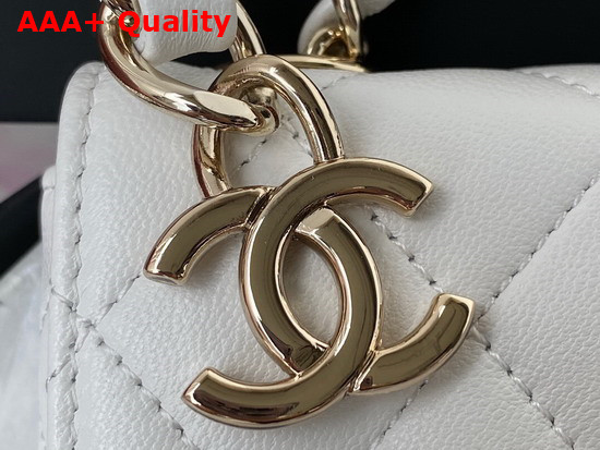 Chanel Belt Bag in White Lambskin Replica