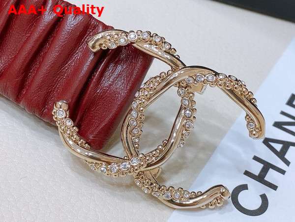 Chanel Belt in Red Lambskin Silver Tone Metal and Strass AA8934 Replica