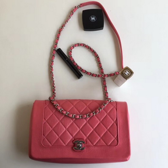 Chanel Bi Quilted Vintage Bag Pink