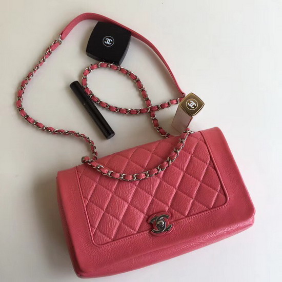 Chanel Bi Quilted Vintage Bag Pink