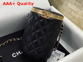 Chanel Box Bag Lambskin Gold Metal Black Ref AS2641 Replica