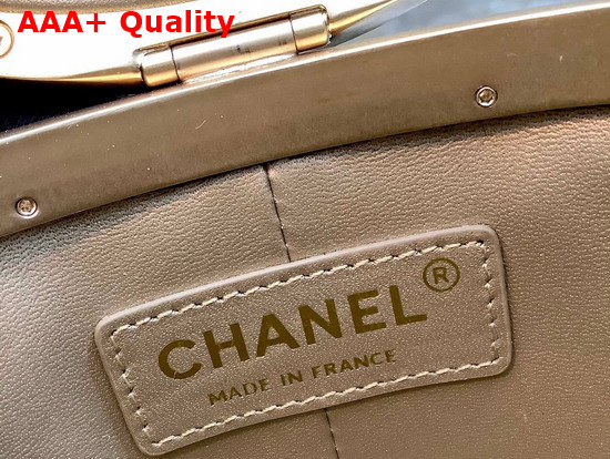 Chanel Box Bag Lambskin Gold Metal White Ref AS2641 Replica