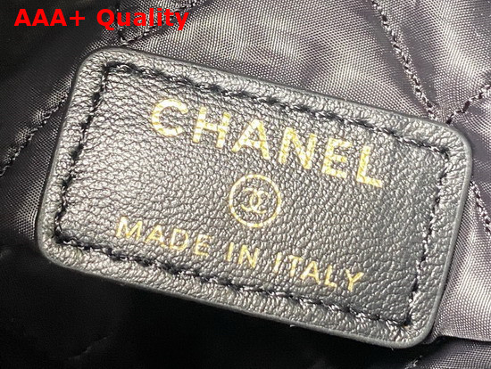 Chanel Bucket with Chain Lambskin Imitation Pearls Gold Tone Metal Black Ref AP2257 Replica