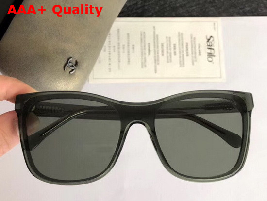 Chanel Butterfly Sunglasses Acetate Brown Lenses Replica