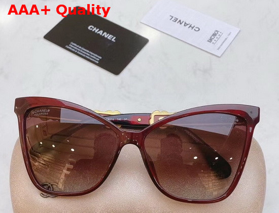 Chanel Butterfly Sunglasses Camelia Decoration Black Replica