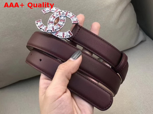 Chanel CC Buckle Belt in Black Calfskin Replica