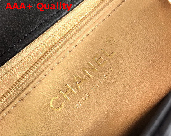 Chanel Cambon Flap Bag in Black Lambskin Replica