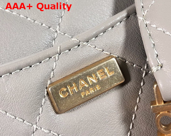 Chanel Cambon Flap Bag in Grey Lambskin Replica