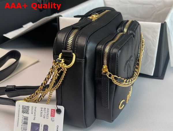 Chanel Camera Bag in Black Calfskin Replica