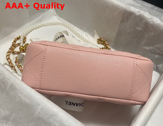 Chanel Camera Bag in Pink Grained Calfskin Replica