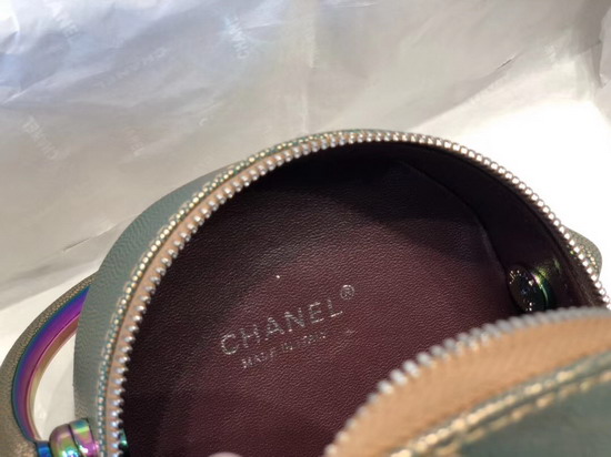 Chanel Camera Case Copper Grained Metallic Lambskin and Rainbow Metal AS0765