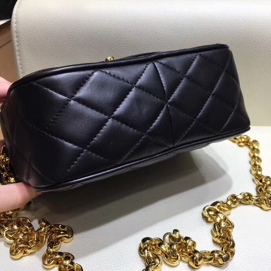 Chanel Camera Case in Black Lambskin AS0001