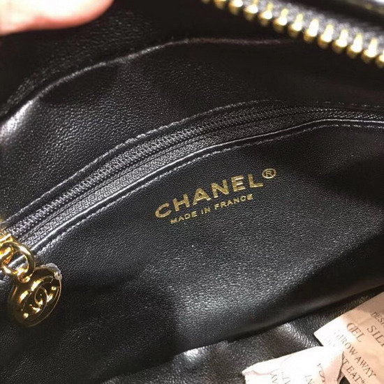 Chanel Camera Case in Black Lambskin AS0001