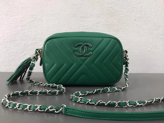 Chanel Camera Case in Green