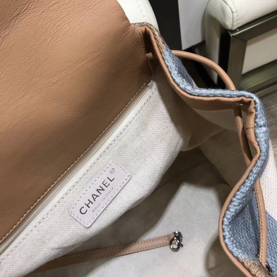 Chanel Canvas Backpack in Beige