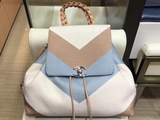 Chanel Canvas Backpack in Beige