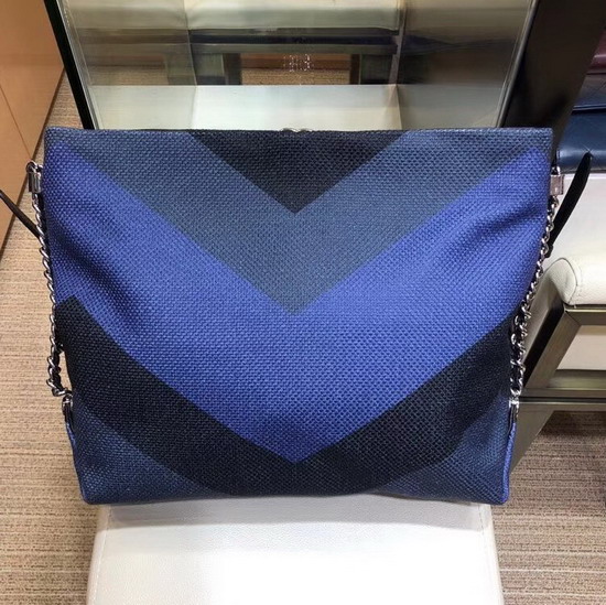 Chanel Canvas Hobo Bag in Blue