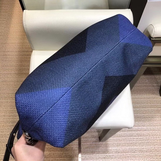 Chanel Canvas Hobo Bag in Blue