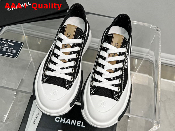 Chanel Canvas Sneaker in Black Replica