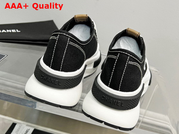 Chanel Canvas Sneaker in Black Replica