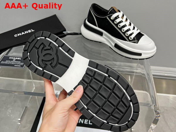 Chanel Canvas Sneaker in Black Replica