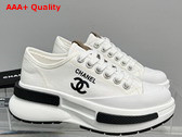 Chanel Canvas Sneaker in White Replica