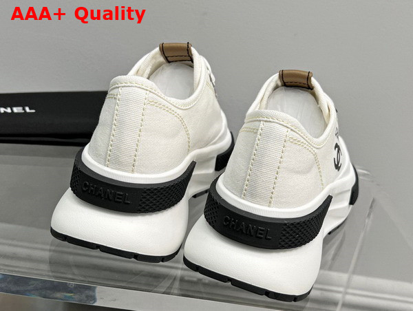 Chanel Canvas Sneaker in White Replica