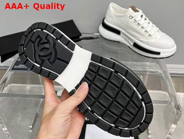 Chanel Canvas Sneaker in White Replica