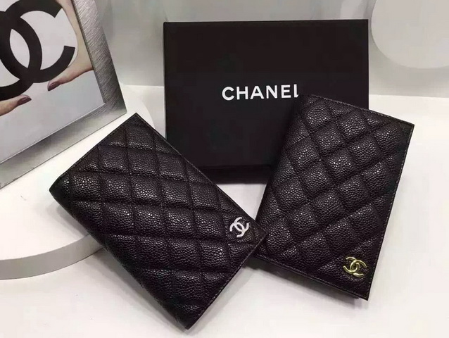 Chanel Card Holder Black Lambskin for Sale