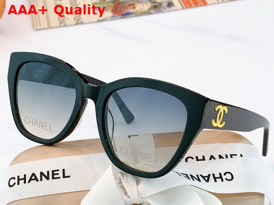 Chanel Cat Eye Sunglasses in White Acetate Replica