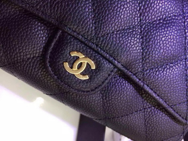 Chanel Caviar Flap Wallet Black for Sale