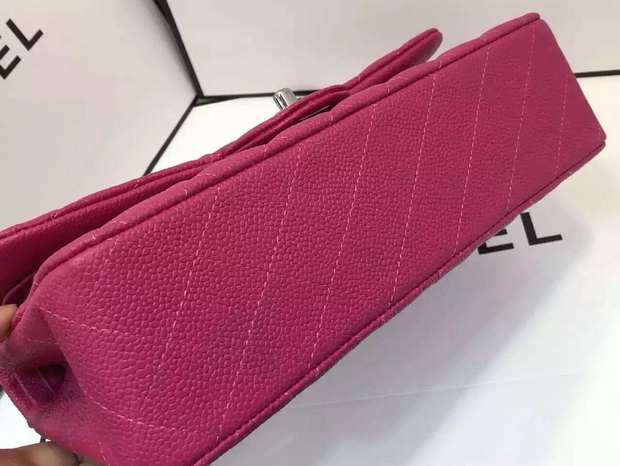 Chanel Caviar Flap Bag Fuchsia for Sale