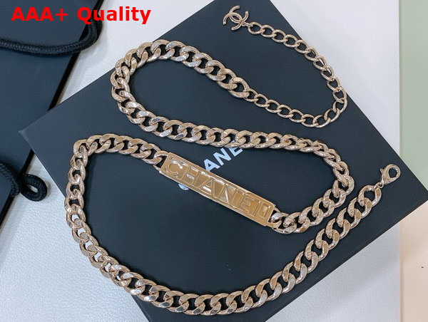 Chanel Chain Belt Metal Gold and Ruthenium ABB067 Replica