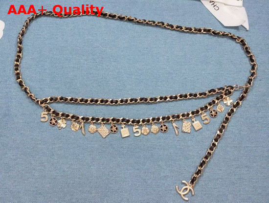 Chanel Chain Belt with Charms Gold Replica