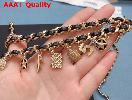 Chanel Chain Belt with Charms Gold Replica