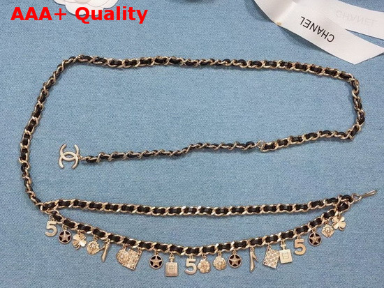 Chanel Chain Belt with Charms Gold Replica