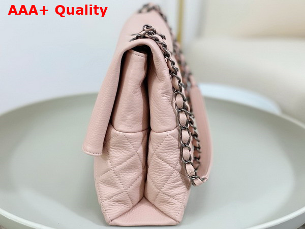 Chanel Chain Shoulder Bag in Pink Grained Calfskin Replica