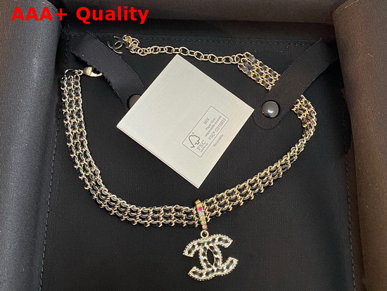 Chanel Choker Metal Calfskin Replica