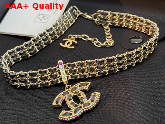 Chanel Choker Metal Calfskin Replica