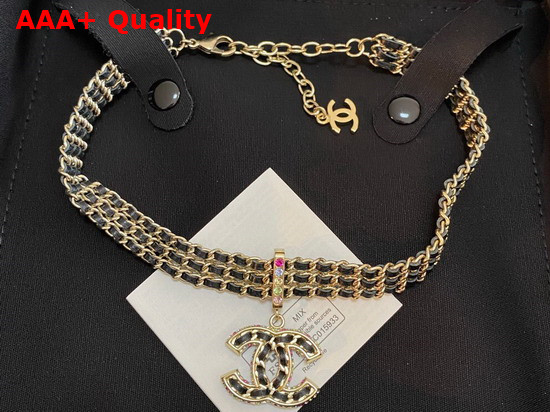 Chanel Choker Metal Calfskin Replica